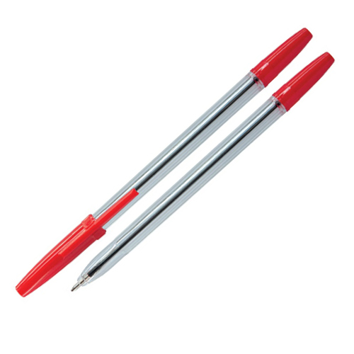 Ручка кулькова 17015211-04 червона 0,7мм (50/1000) (OFFICE PRODUCTS)